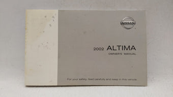 compare product 2002 Nissan Altima Owners Manual Book Guide OEM Used Auto Parts