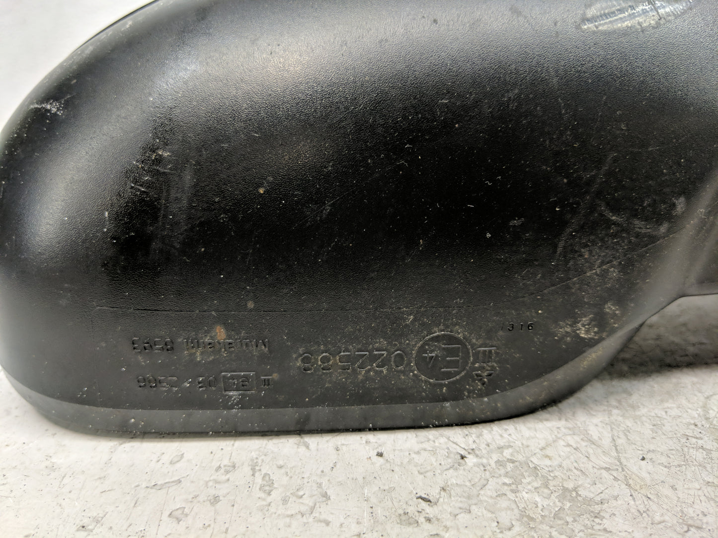 2002-2003 Nissan Altima Passenger Right Side View Manual Door Mirror - Oemusedautoparts1.com