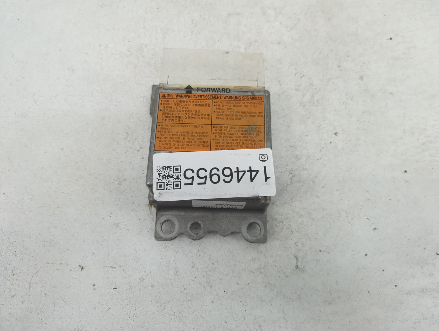 2002-2004 Nissan Frontier Srs Safety Restraint System Module 285568z300 - Oemusedautoparts1.com