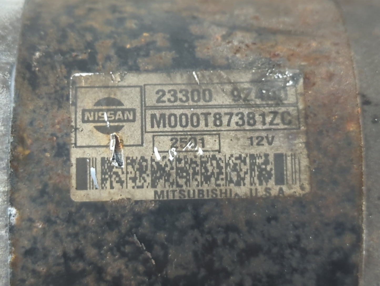 1999-2004 Nissan Frontier Car Starter Motor Solenoid OEM P/N:23300 9Z460 Fits Fits 1999 2000 2001 2002 2003 2004 OEM Used Au