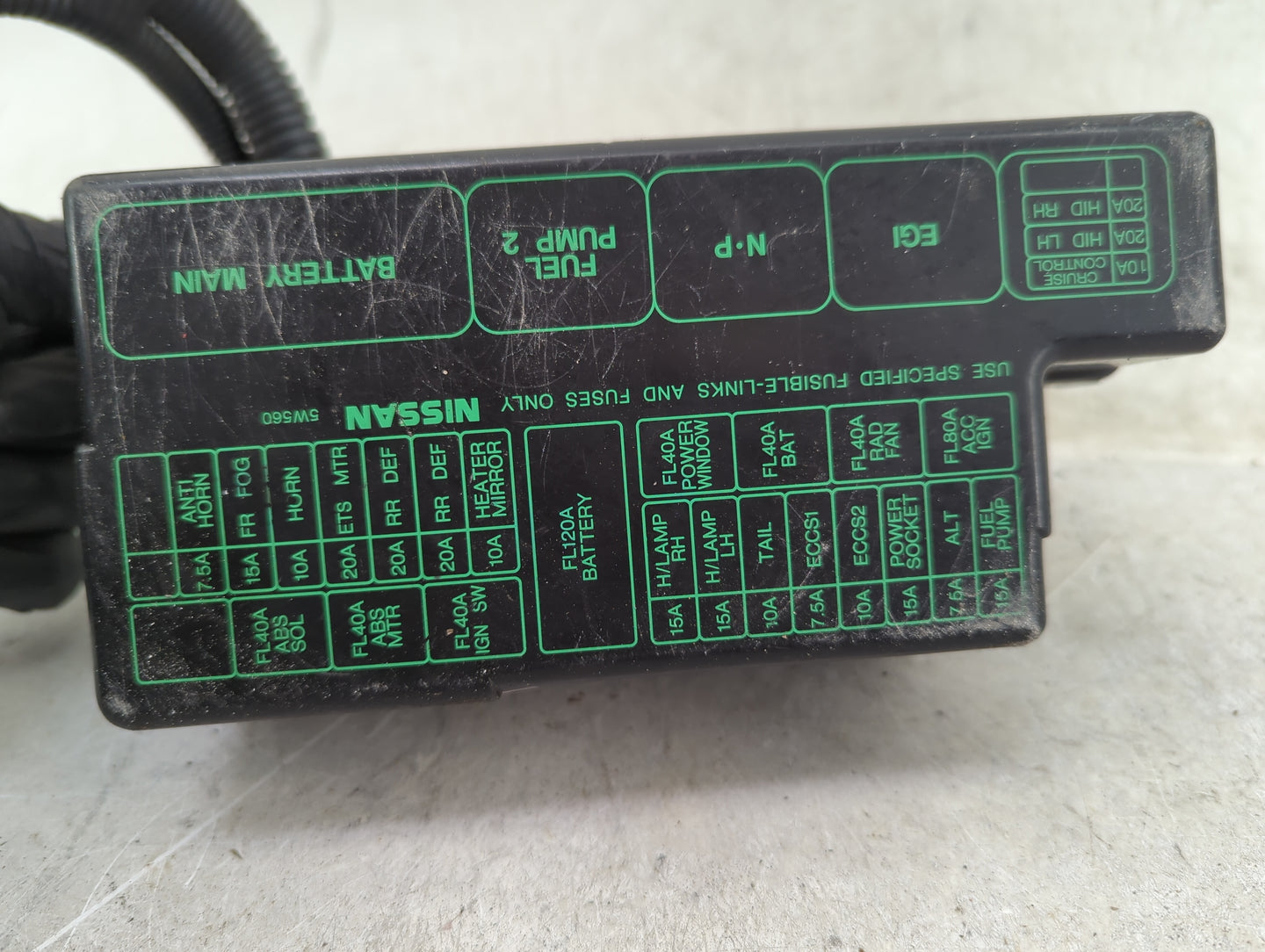 2001-2004 Nissan Pathfinder Fusebox Fuse Box Panel Relay Module Fits Fits 2001 2002 2003 2004 OEM Used Auto Parts - Oemuseda