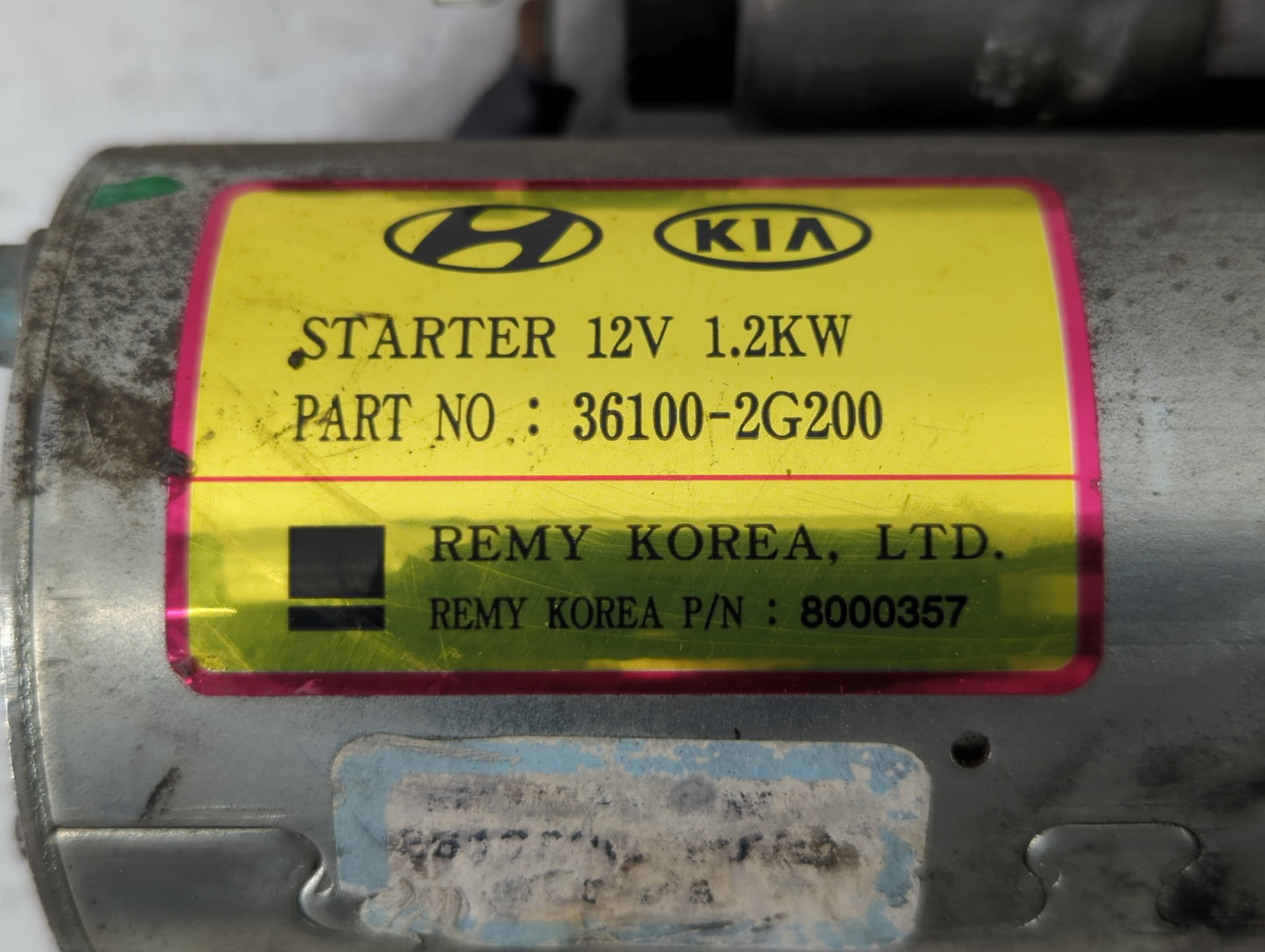 2015-2020 Nissan Rogue Car Starter Motor Solenoid OEM P/N:36100-2G200 Fits Fits 2015 2016 2017 2018 2019 2020 OEM Used Auto 