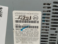 2000-2003 Nissan Sentra Radio AM FM Cd Player Receiver Replacement P/N:28185 4Z520 Fits Fits 2000 2001 2002 2003 OEM Used Au