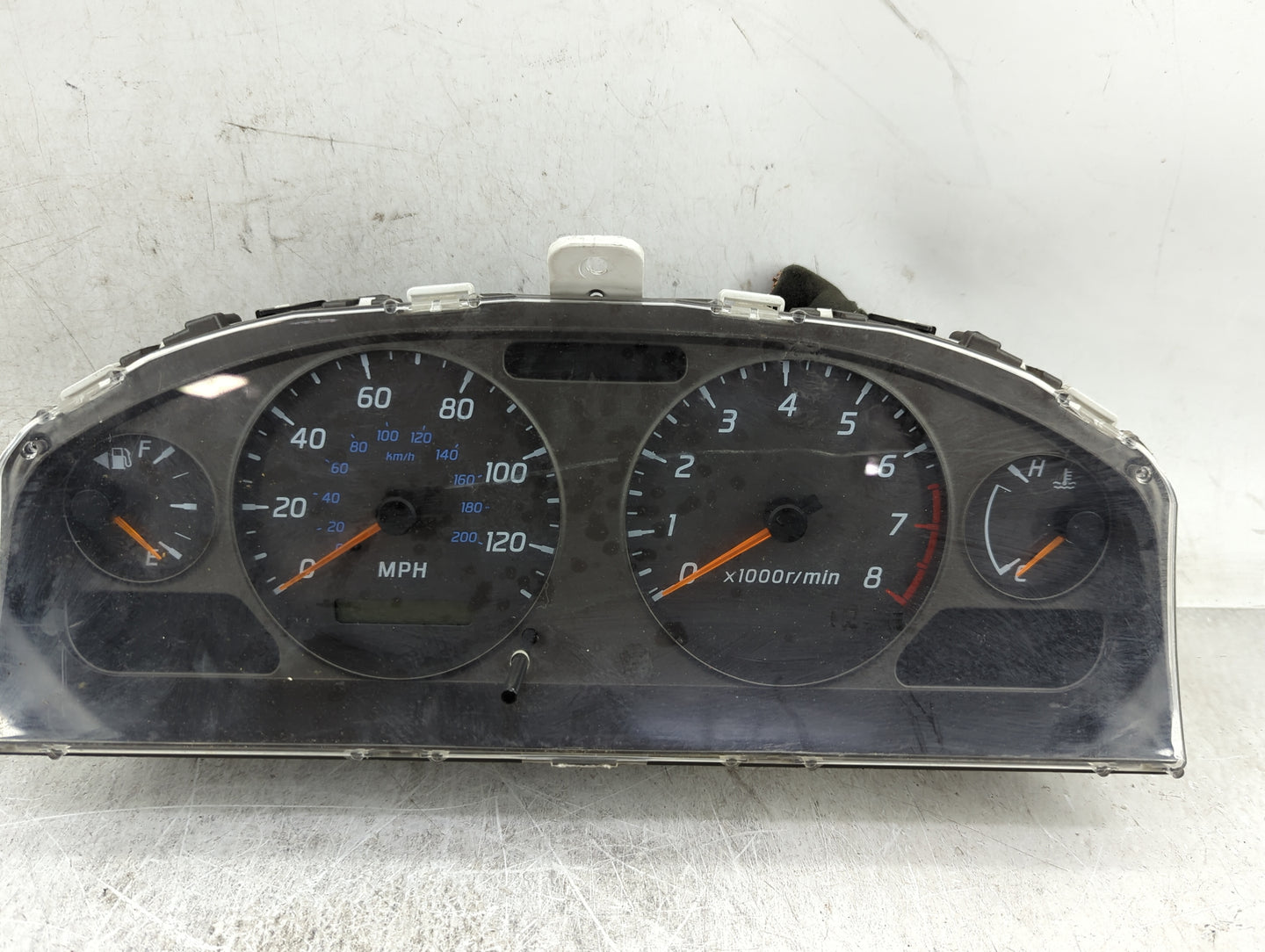 2002 Nissan Sentra Instrument Cluster Speedometer Gauges P/N:24810-4Z405 Fits OEM Used Auto Parts - Oemusedautoparts1.com