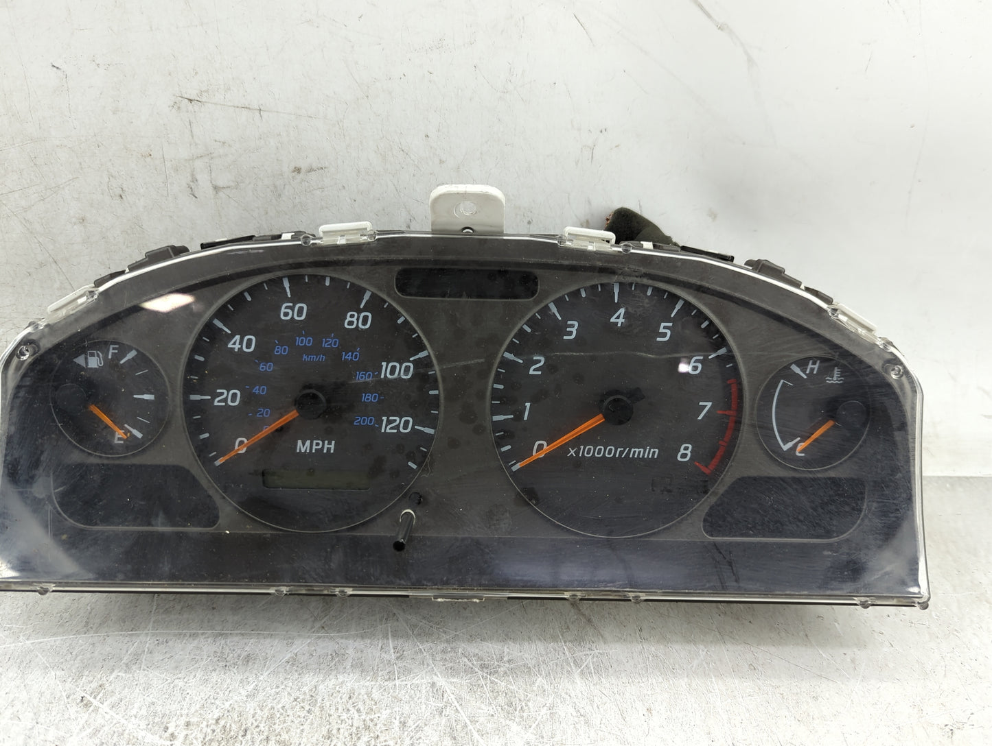 2002 Nissan Sentra Instrument Cluster Speedometer Gauges P/N:24810-4Z405 Fits OEM Used Auto Parts - Oemusedautoparts1.com