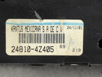 2002 Nissan Sentra Instrument Cluster Speedometer Gauges P/N:24810-4Z405 Fits OEM Used Auto Parts - Oemusedautoparts1.com