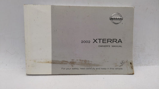 2002 Nissan Xterra Owners Manual Book Guide OEM Used Auto Parts - Oemusedautoparts1.com