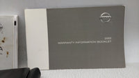 2002 Nissan Xterra Owners Manual Book Guide OEM Used Auto Parts - Oemusedautoparts1.com