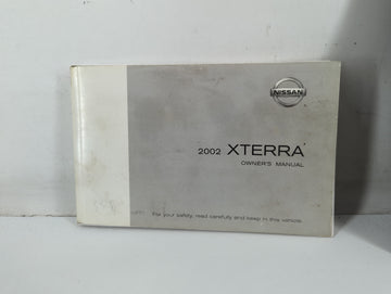 2002 Nissan Xterra Owners Manual Book Guide P/N:OM2E-WD22U1 OEM Used Auto Parts