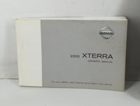 2002 Nissan Xterra Owners Manual Book Guide P/N:OM2E-WD22U0 OEM Used Auto Parts - Oemusedautoparts1.com