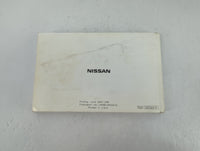 2002 Nissan Xterra Owners Manual Book Guide P/N:OM2E-WD22U0 OEM Used Auto Parts - Oemusedautoparts1.com