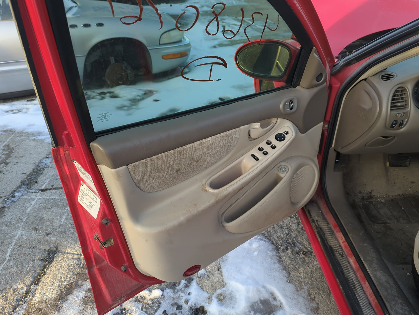 2002 Oldsmobile Alero Front Left Driver Interior Door Panel Trim - Oemusedautoparts1.com
