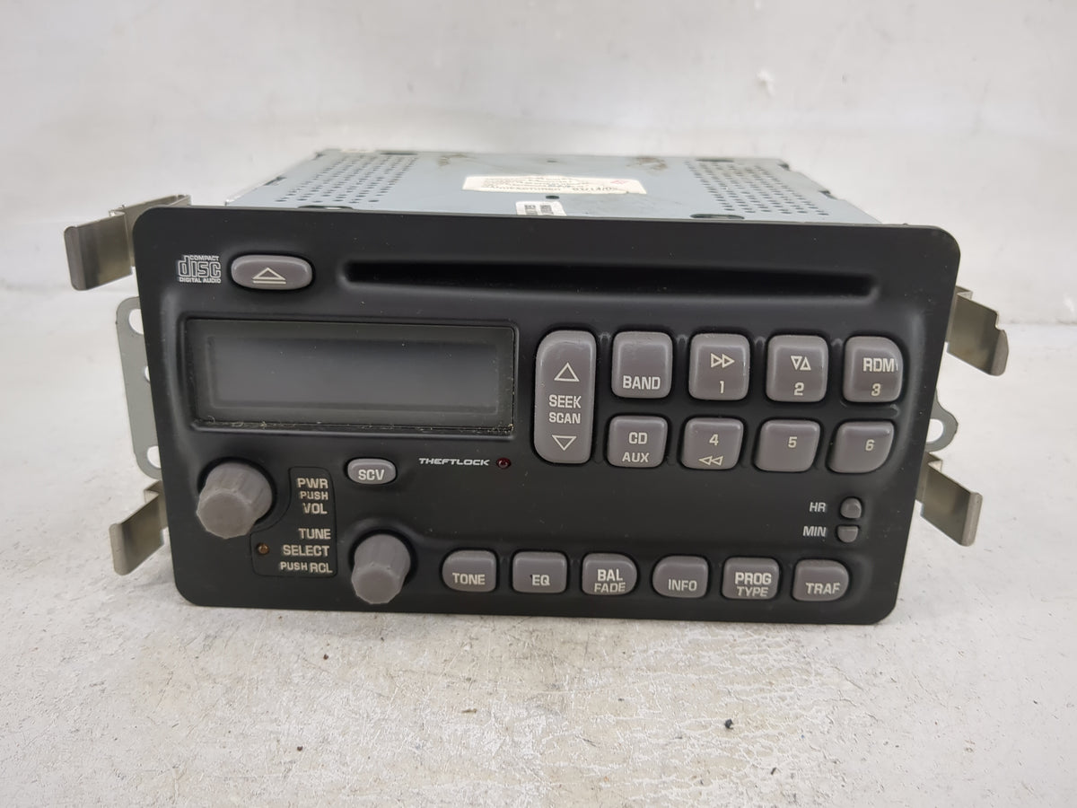 2000-2002 Pontiac Bonneville Radio AM FM Cd Player Receiver Replacement P/N:25752756 Fits Fits 2000 2001 2002 OEM Used Auto 