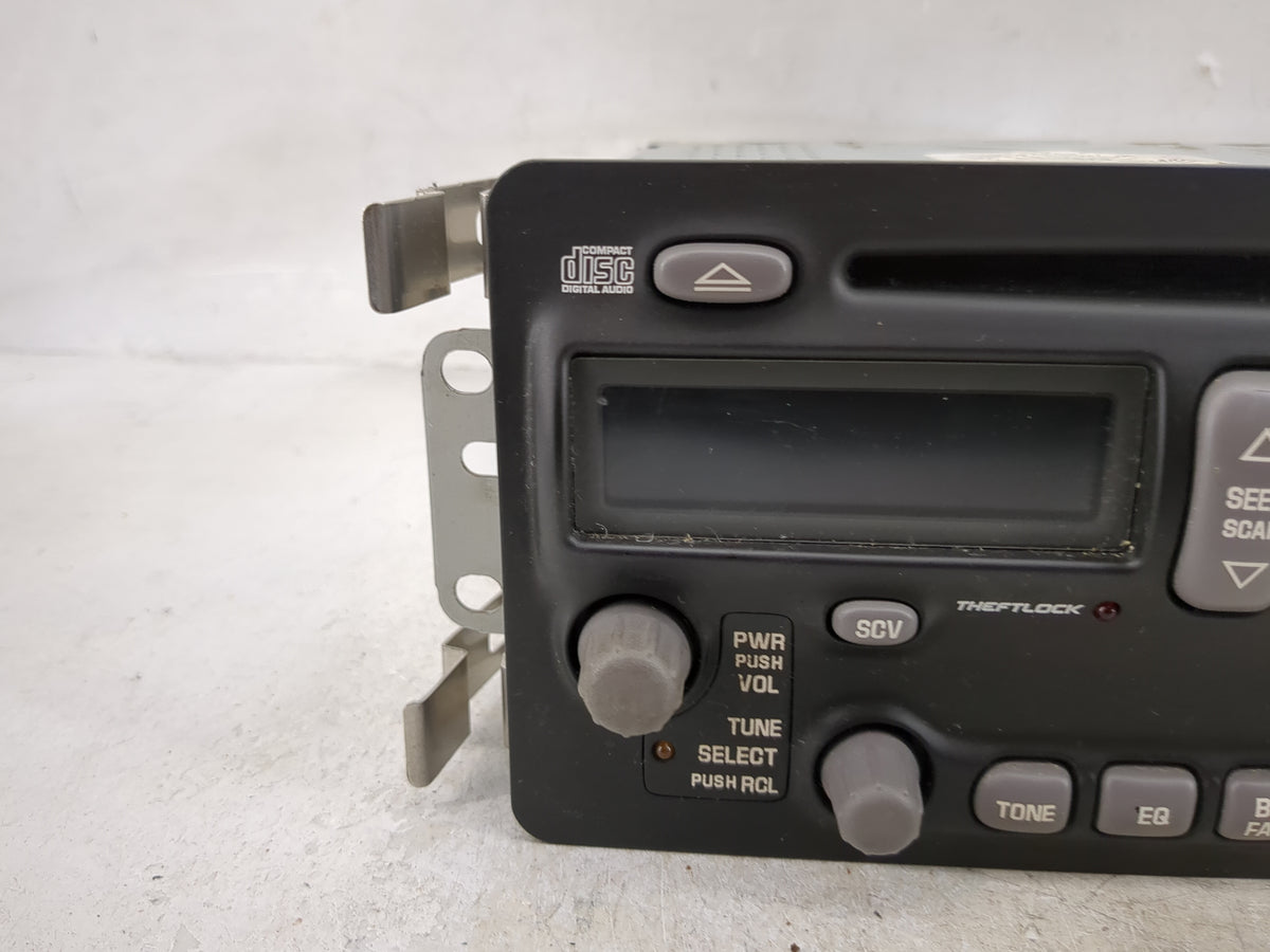 2000-2002 Pontiac Bonneville Radio AM FM Cd Player Receiver Replacement P/N:25752756 Fits Fits 2000 2001 2002 OEM Used Auto 