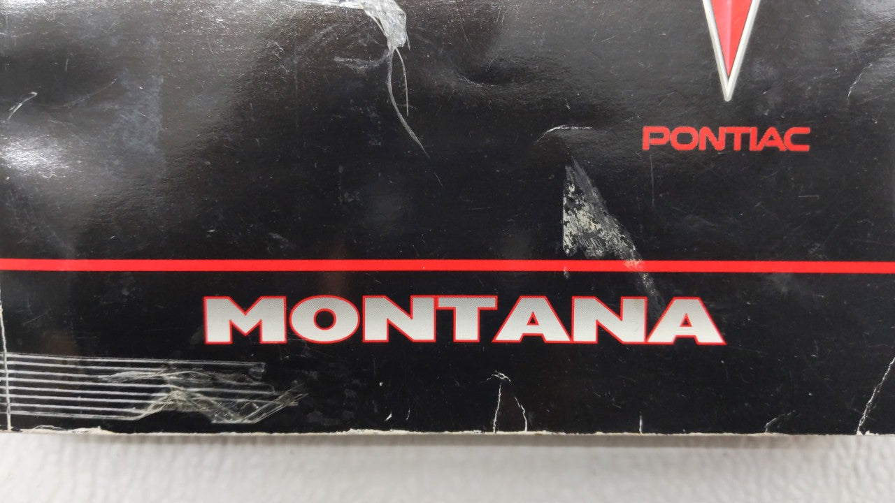 2002 Pontiac Montana Owners Manual Book Guide OEM Used Auto Parts - Oemusedautoparts1.com