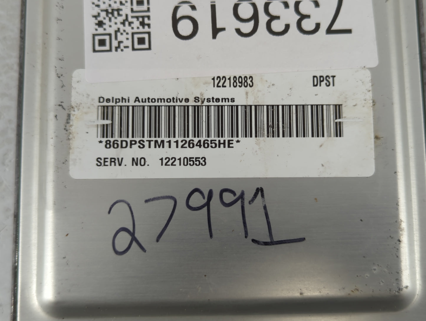 2002-2003 Saturn Lw200 PCM Engine Control Computer ECU ECM PCU OEM P/N:12210553 12218983 Fits Fits 2002 2003 2004 OEM Used A