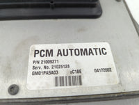 2002 Saturn Saturn S Series PCM Engine Control Computer ECU ECM PCU OEM Fits Fits 2000 2001 OEM Used Auto Parts - Oemusedaut