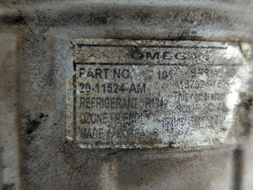 2002 Saturn Sl Air Conditioning A/c Ac Compressor Oem
