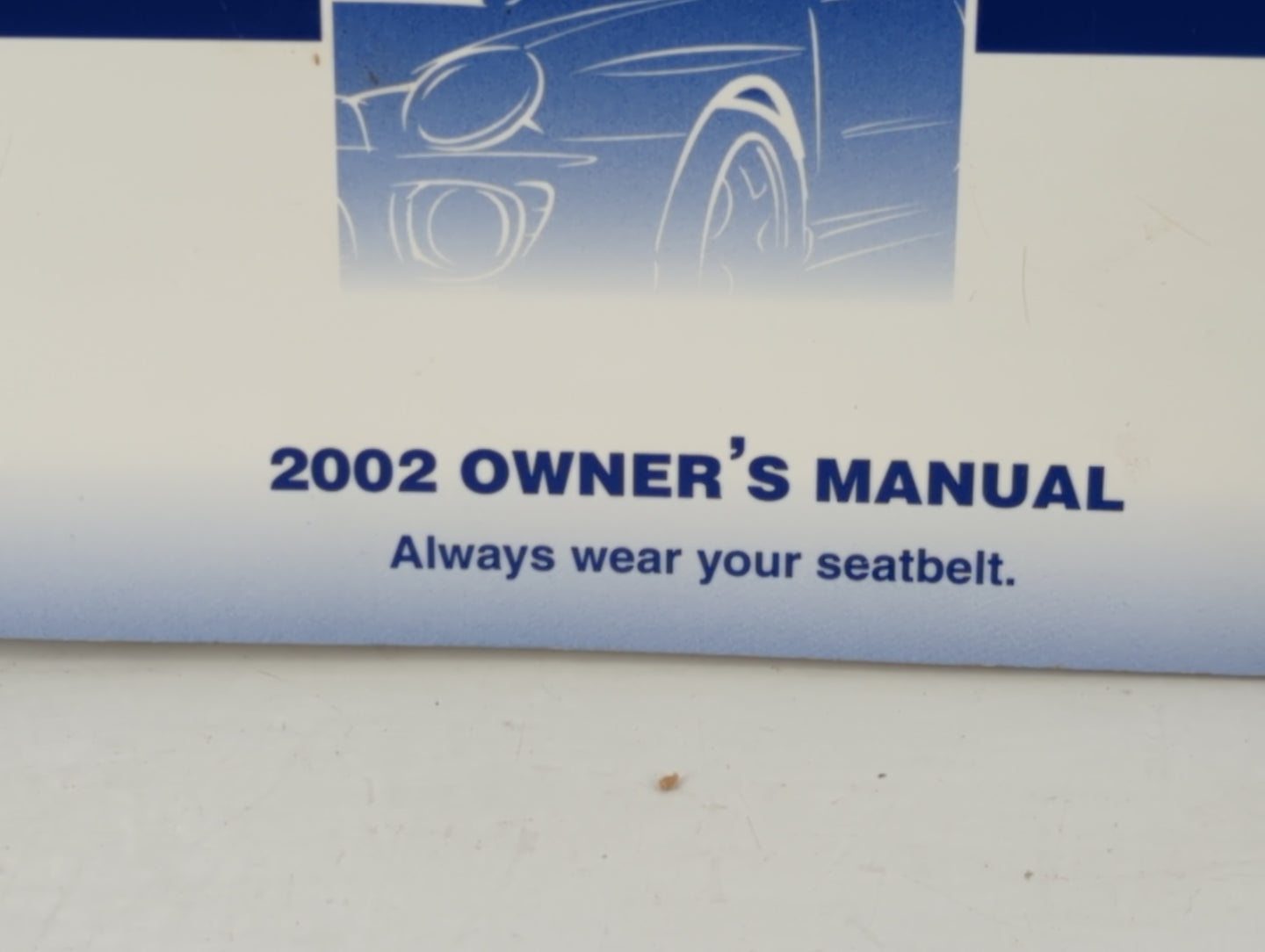 2002 Subaru Impreza Owners Manual Book Guide P/N:MSA5M0203A OEM Used Auto Parts - Oemusedautoparts1.com