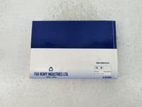 2002 Subaru Impreza Owners Manual Book Guide P/N:MSA5M0203A OEM Used Auto Parts - Oemusedautoparts1.com