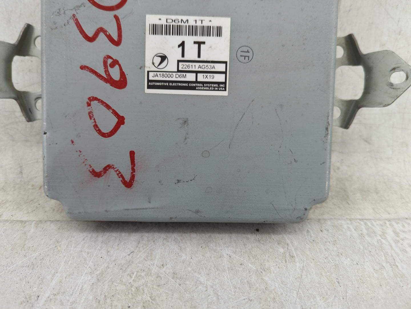 2002 Subaru Legacy PCM Engine Control Computer ECU ECM PCU OEM P/N:22611 AG53A JA18000 D6M Fits OEM Used Auto Parts - Oemuse