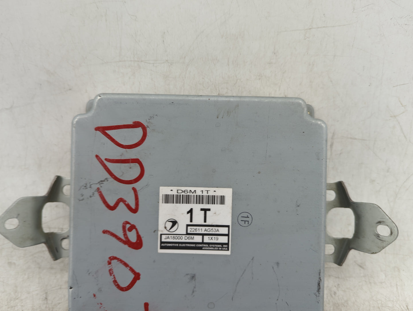 2002 Subaru Legacy PCM Engine Control Computer ECU ECM PCU OEM P/N:22611 AG53A JA18000 D6M Fits OEM Used Auto Parts - Oemuse