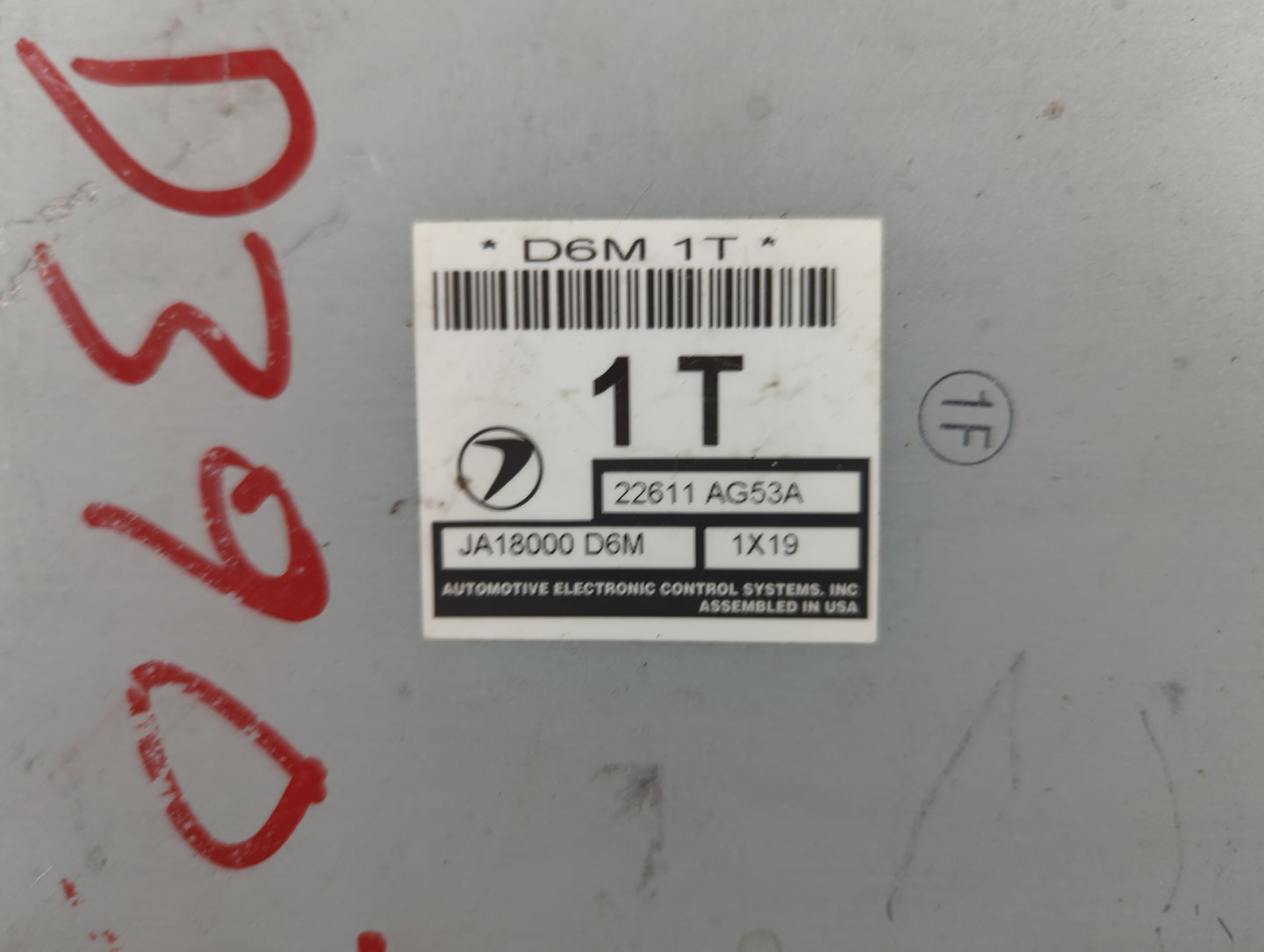 2002 Subaru Legacy PCM Engine Control Computer ECU ECM PCU OEM P/N:22611 AG53A JA18000 D6M Fits OEM Used Auto Parts - Oemuse