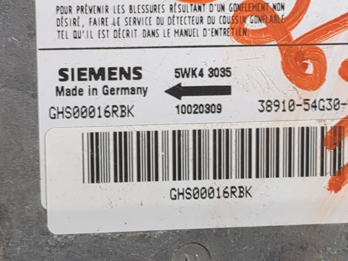 2002-2002 Suzuki Aerio Safety Restraint Srs Airbag Control Module - Oemusedautoparts1.com