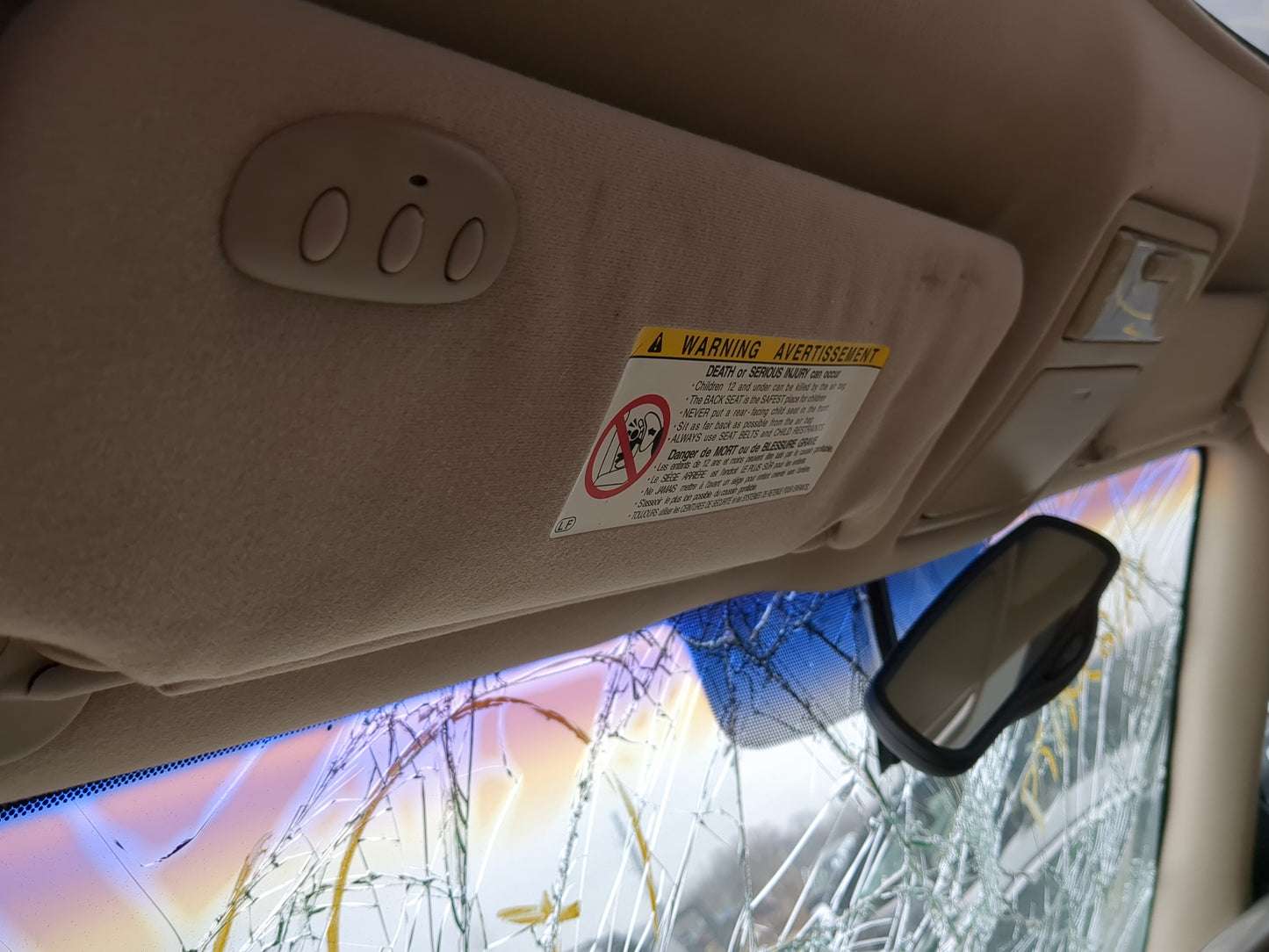 2002-2004 Toyota Avalon Sun Visor Shade Replacement Driver Left Mirror Fits Fits 2002 2003 2004 OEM Used Auto Parts - Oemuse