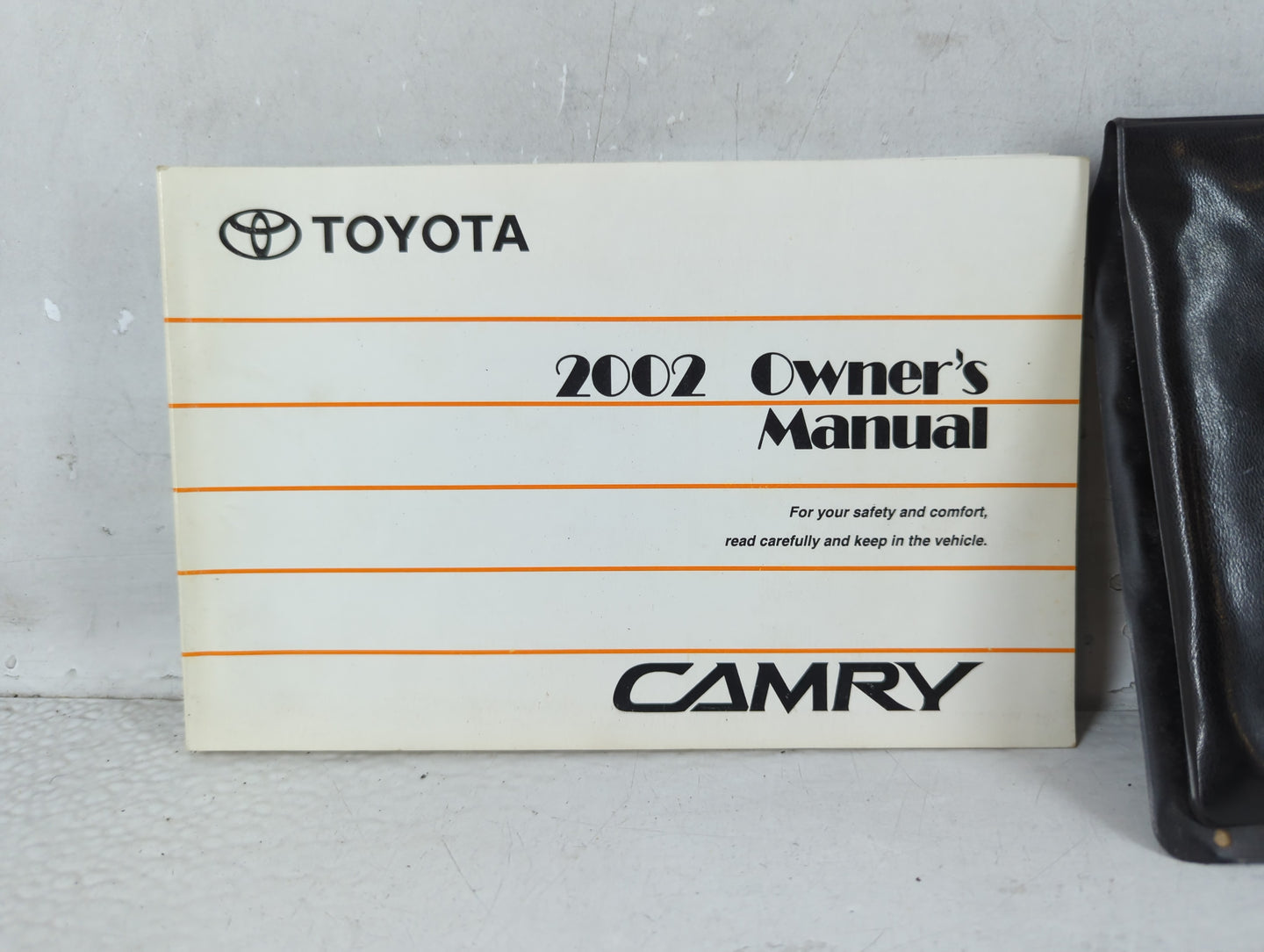 2002 Toyota Camry Owners Manual Book Guide P/N:01999-33544 OEM Used Auto Parts - Oemusedautoparts1.com