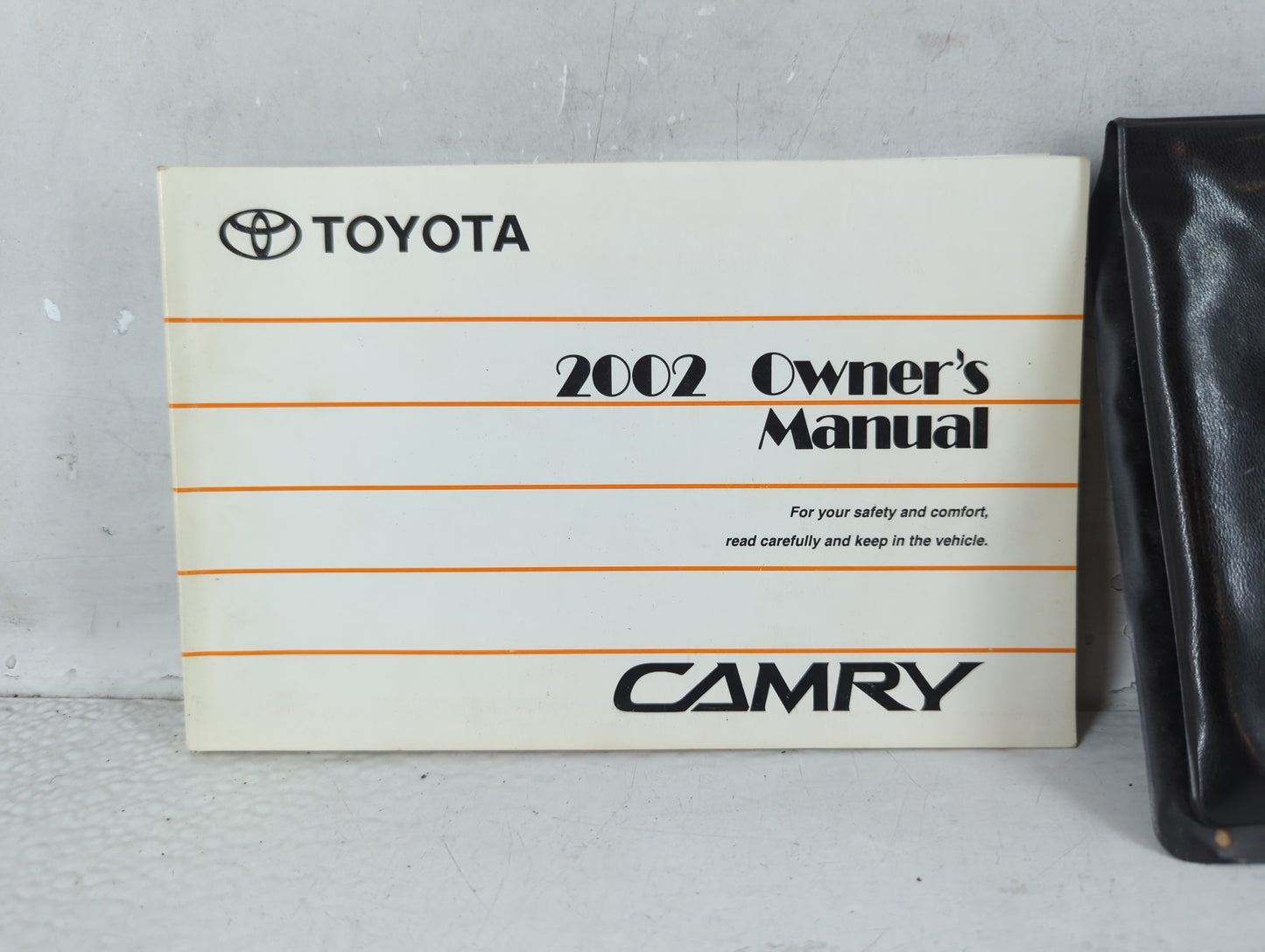 2002 Toyota Camry Owners Manual Book Guide P/N:01999-33544 OEM Used Auto Parts - Oemusedautoparts1.com
