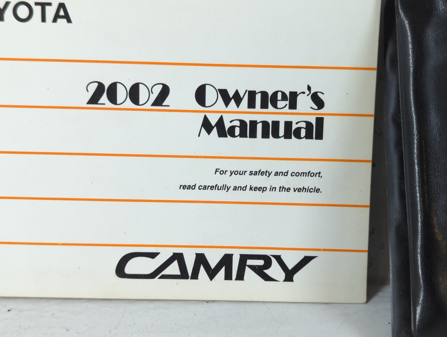 2002 Toyota Camry Owners Manual Book Guide P/N:01999-33544 OEM Used Auto Parts - Oemusedautoparts1.com
