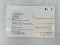 2002 Toyota Camry Owners Manual Book Guide P/N:01999-33544 OEM Used Auto Parts - Oemusedautoparts1.com