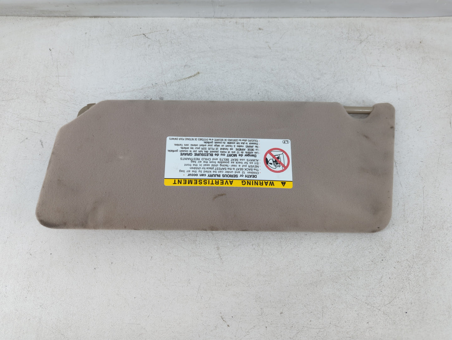 2002-2006 Toyota Camry Sun Visor Shade Replacement Passenger Right Mirror Fits Fits 2002 2003 2004 2005 2006 OEM Used Auto P