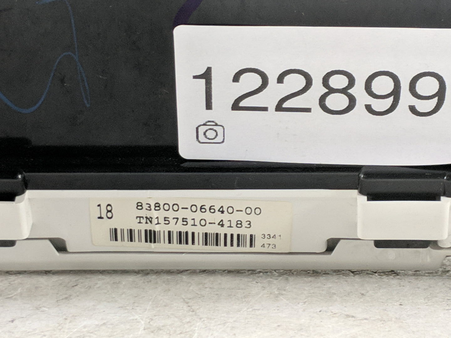 2002-2003 Toyota Camry Instrument Cluster Speedometer Gauges P/N:83800-06640-00 Fits Fits 2002 2003 OEM Used Auto Parts - Oe