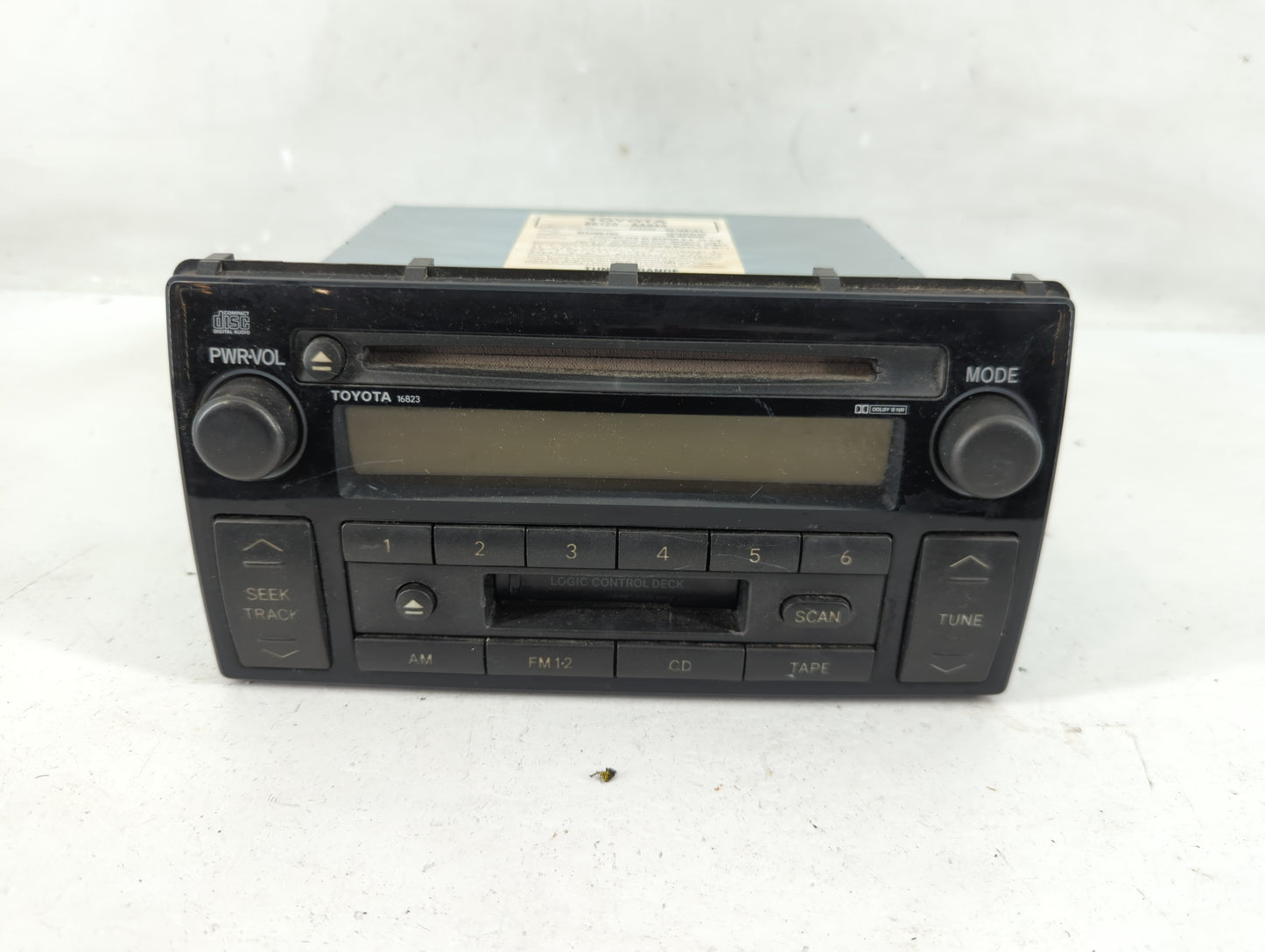 2002 Toyota Camry Radio AM FM Cd Player Receiver Replacement P/N:86120-AA040 Fits OEM Used Auto Parts - Oemusedautoparts1.co