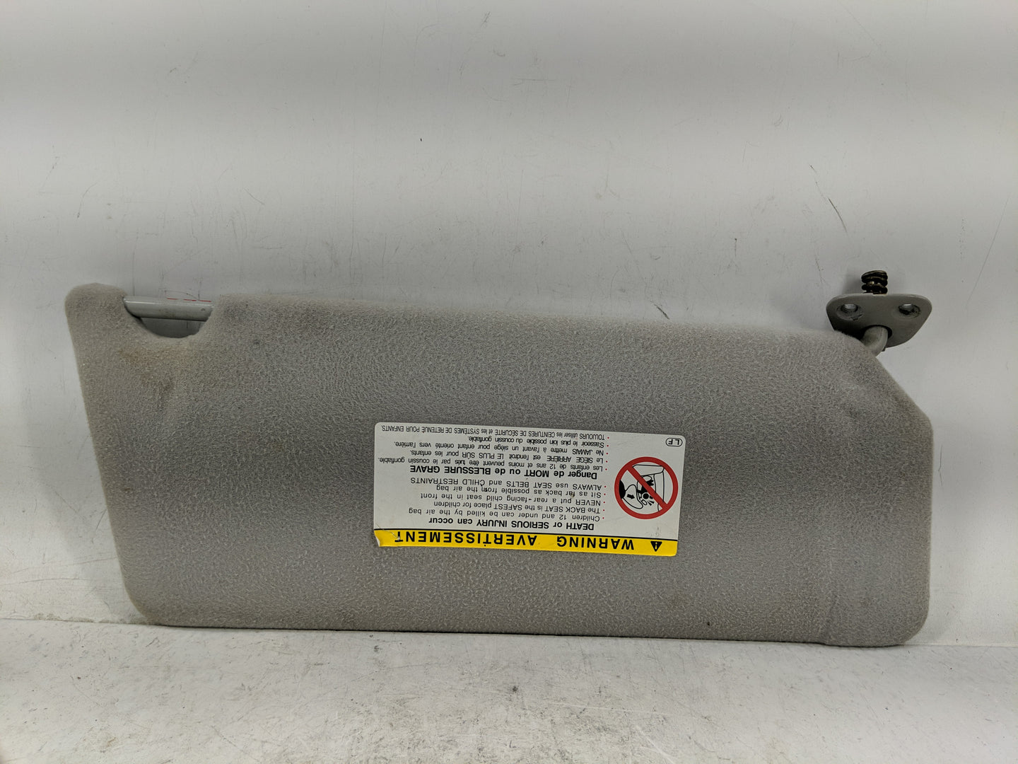 2002 Toyota Camry Sun Visor Shade Replacement Driver Left Mirror Fits OEM Used Auto Parts - Oemusedautoparts1.com