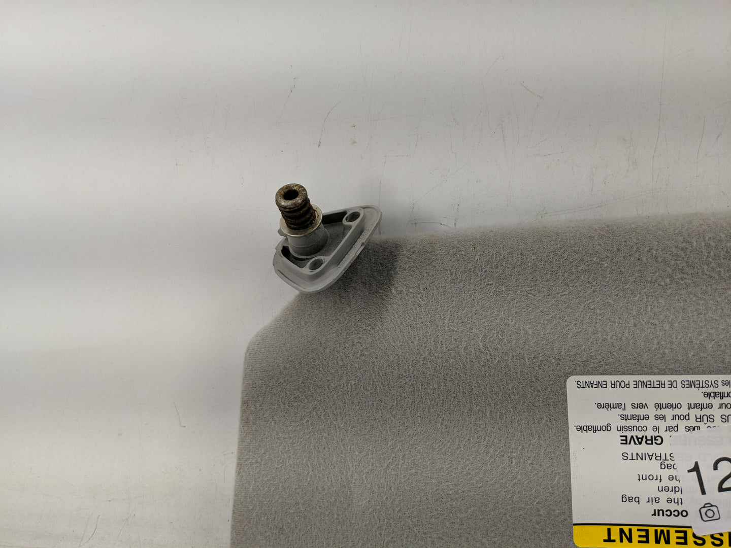 2002 Toyota Camry Sun Visor Shade Replacement Passenger Right Mirror Fits OEM Used Auto Parts - Oemusedautoparts1.com