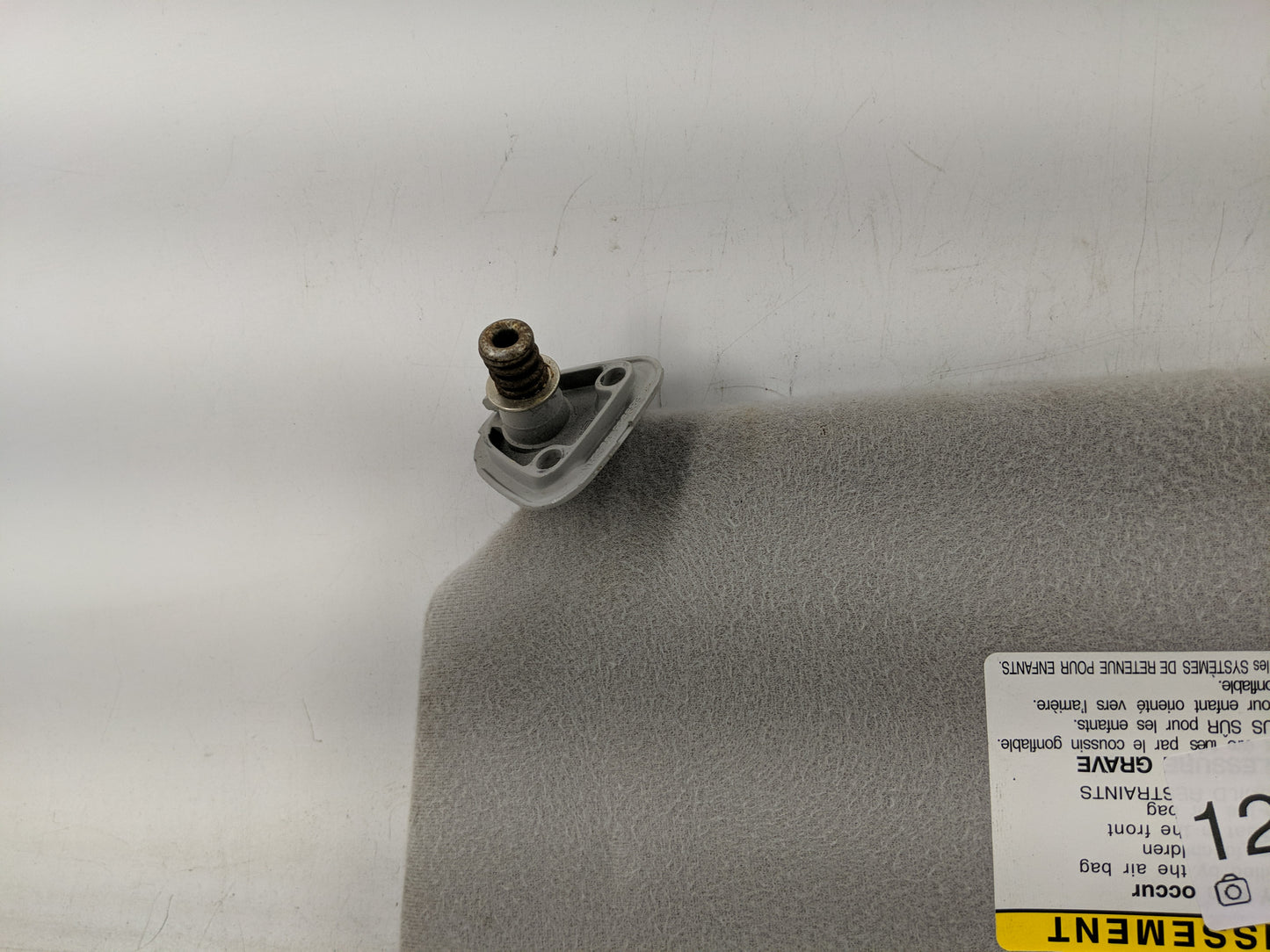 2002 Toyota Camry Sun Visor Shade Replacement Passenger Right Mirror Fits OEM Used Auto Parts - Oemusedautoparts1.com