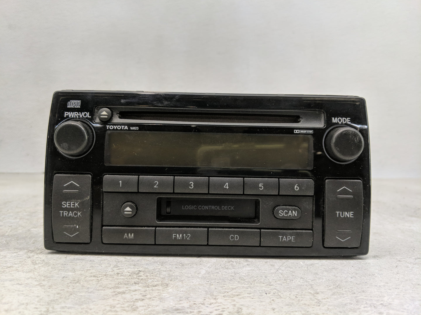 2002-2004 Toyota Camry Radio AM FM Cd Player Receiver Replacement P/N:86120-AA040 Fits Fits 2002 2003 2004 OEM Used Auto Par
