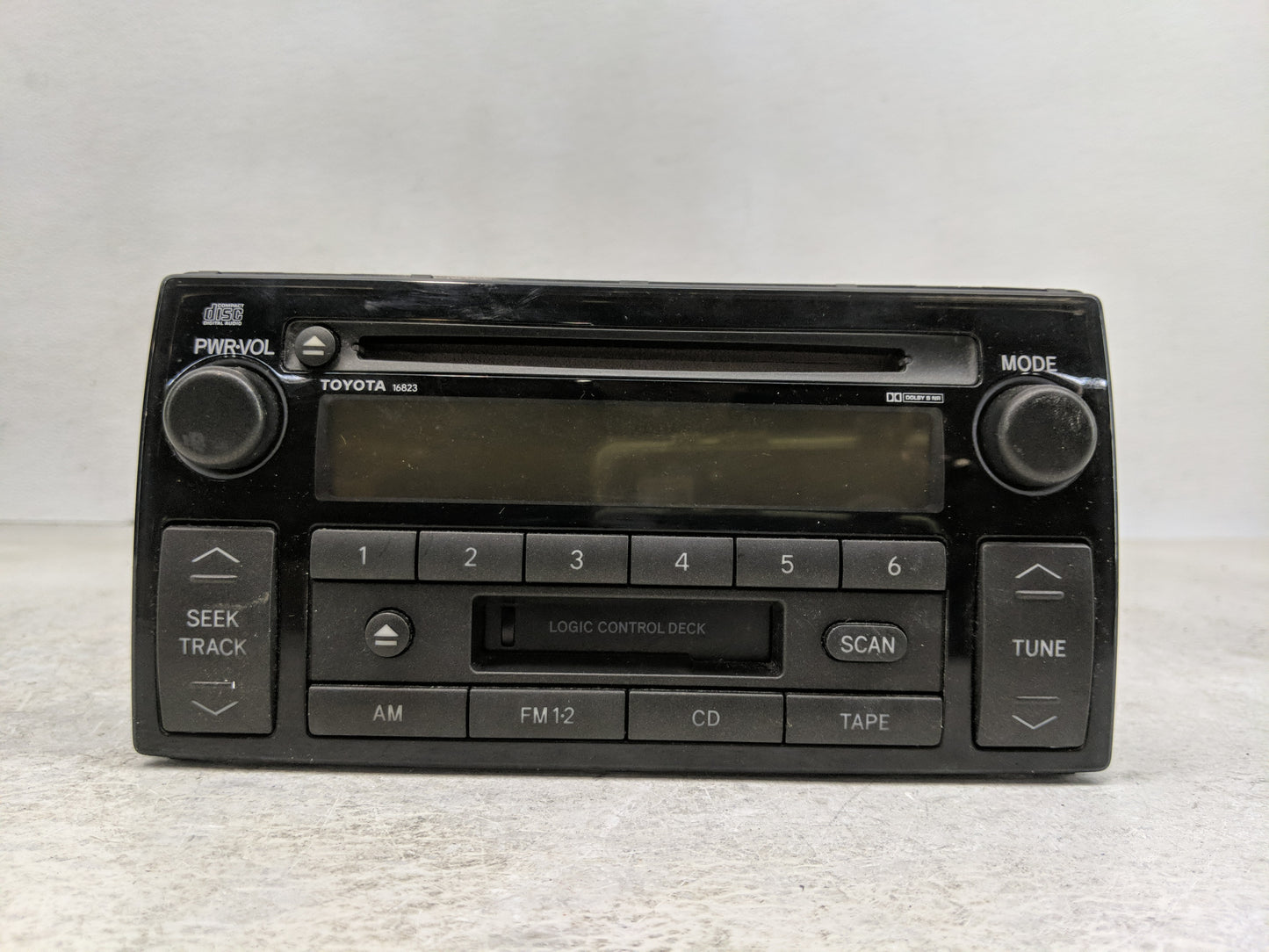 2002-2004 Toyota Camry Radio AM FM Cd Player Receiver Replacement P/N:86120-AA040 Fits Fits 2002 2003 2004 OEM Used Auto Par