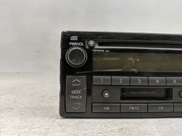 2002-2004 Toyota Camry Radio AM FM Cd Player Receiver Replacement P/N:86120-AA040 Fits Fits 2002 2003 2004 OEM Used Auto Parts