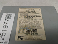 2002-2004 Toyota Camry Radio AM FM Cd Player Receiver Replacement P/N:86120-AA040 Fits Fits 2002 2003 2004 OEM Used Auto Par