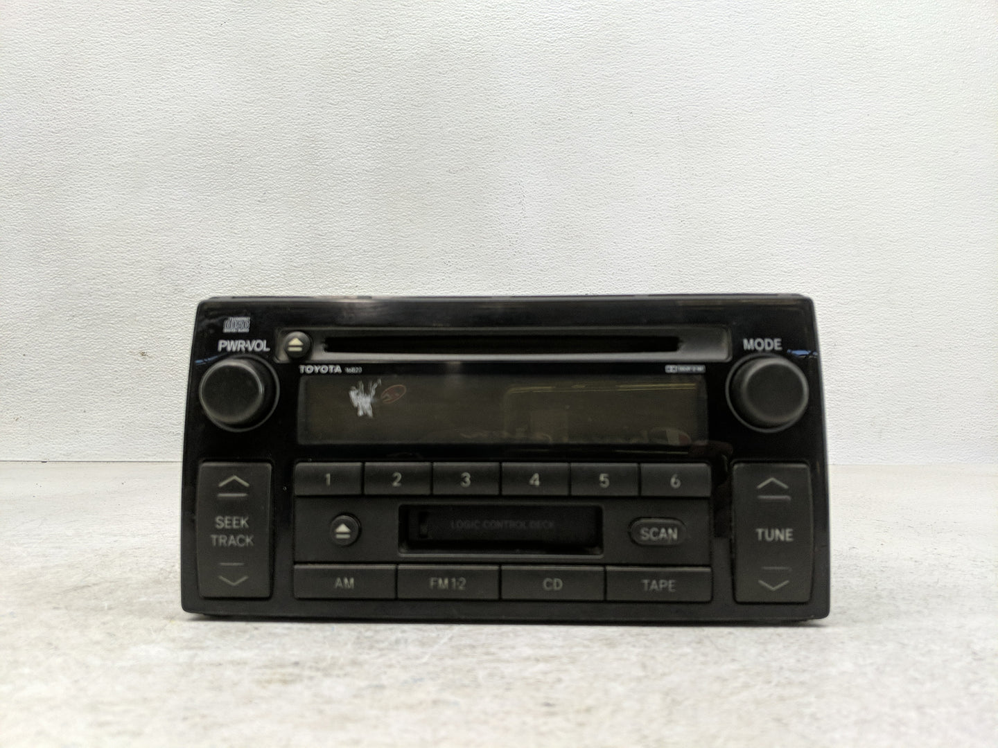 2002-2004 Toyota Camry Radio AM FM Cd Player Receiver Replacement P/N:86120-AA040 Fits Fits 2002 2003 2004 OEM Used Auto Par