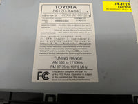 2002-2004 Toyota Camry Radio AM FM Cd Player Receiver Replacement P/N:86120-AA040 Fits Fits 2002 2003 2004 OEM Used Auto Par