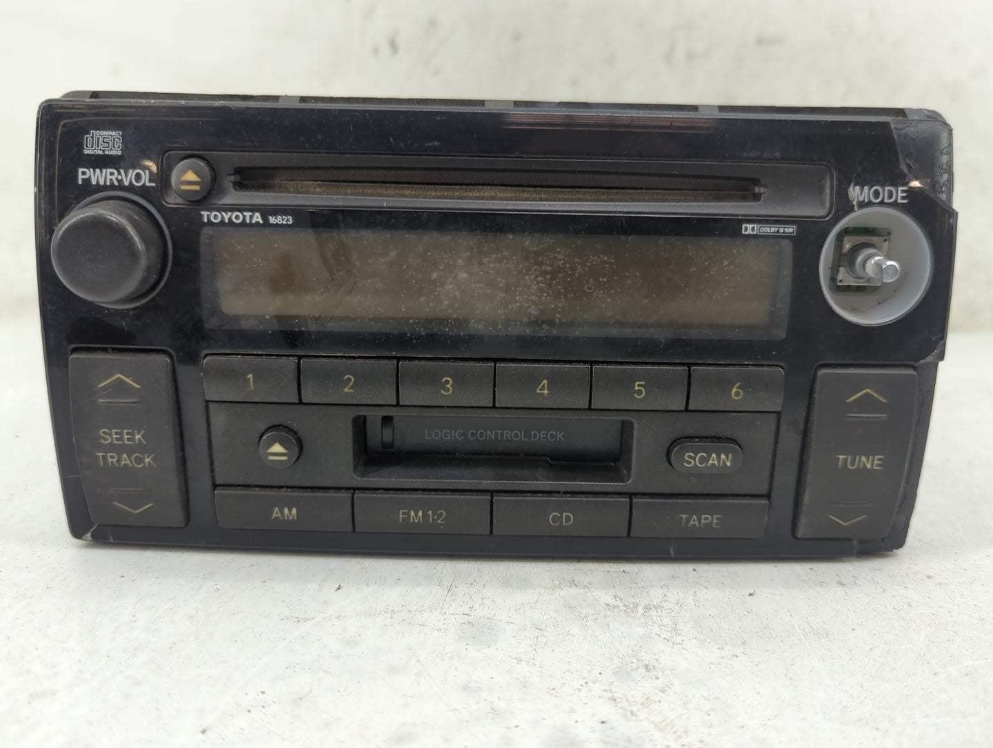 2002-2004 Toyota Camry Radio AM FM Cd Player Receiver Replacement P/N:86120-AA040 122000-3210A101 Fits Fits 2002 2003 2004 O