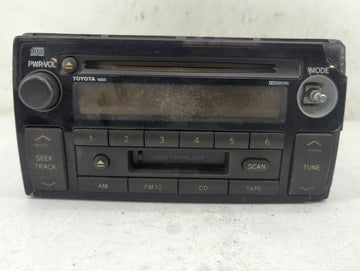 2002-2004 Toyota Camry Radio AM FM Cd Player Receiver Replacement P/N:86120-AA040 122000-3210A101 Fits Fits 2002 2003 2004 OEM Used Auto Parts