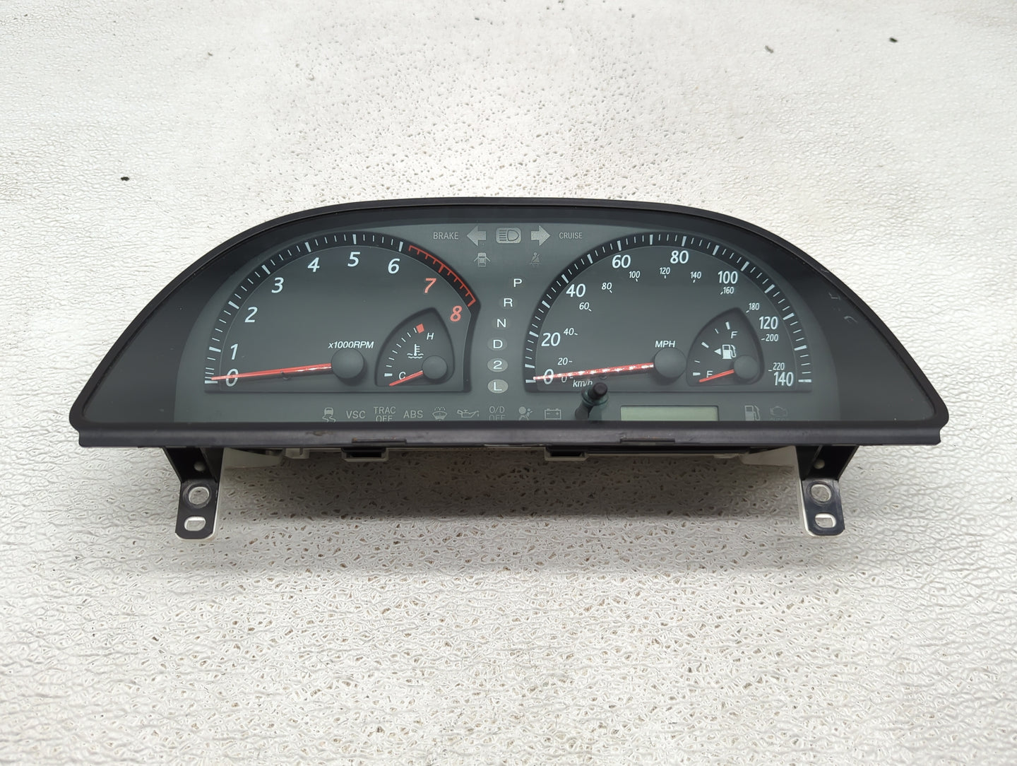 2002-2003 Toyota Camry Instrument Cluster Speedometer Gauges P/N:83800-06640-00 Miles: Fits Fits 2002 2003 OEM Used Auto Par