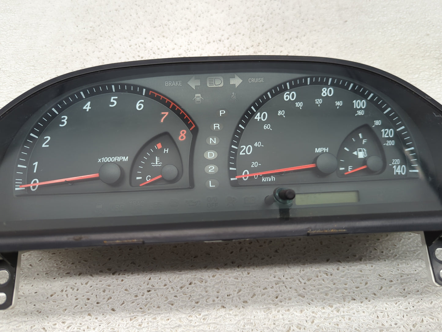 2002-2003 Toyota Camry Instrument Cluster Speedometer Gauges P/N:83800-06640-00 Miles: Fits Fits 2002 2003 OEM Used Auto Par