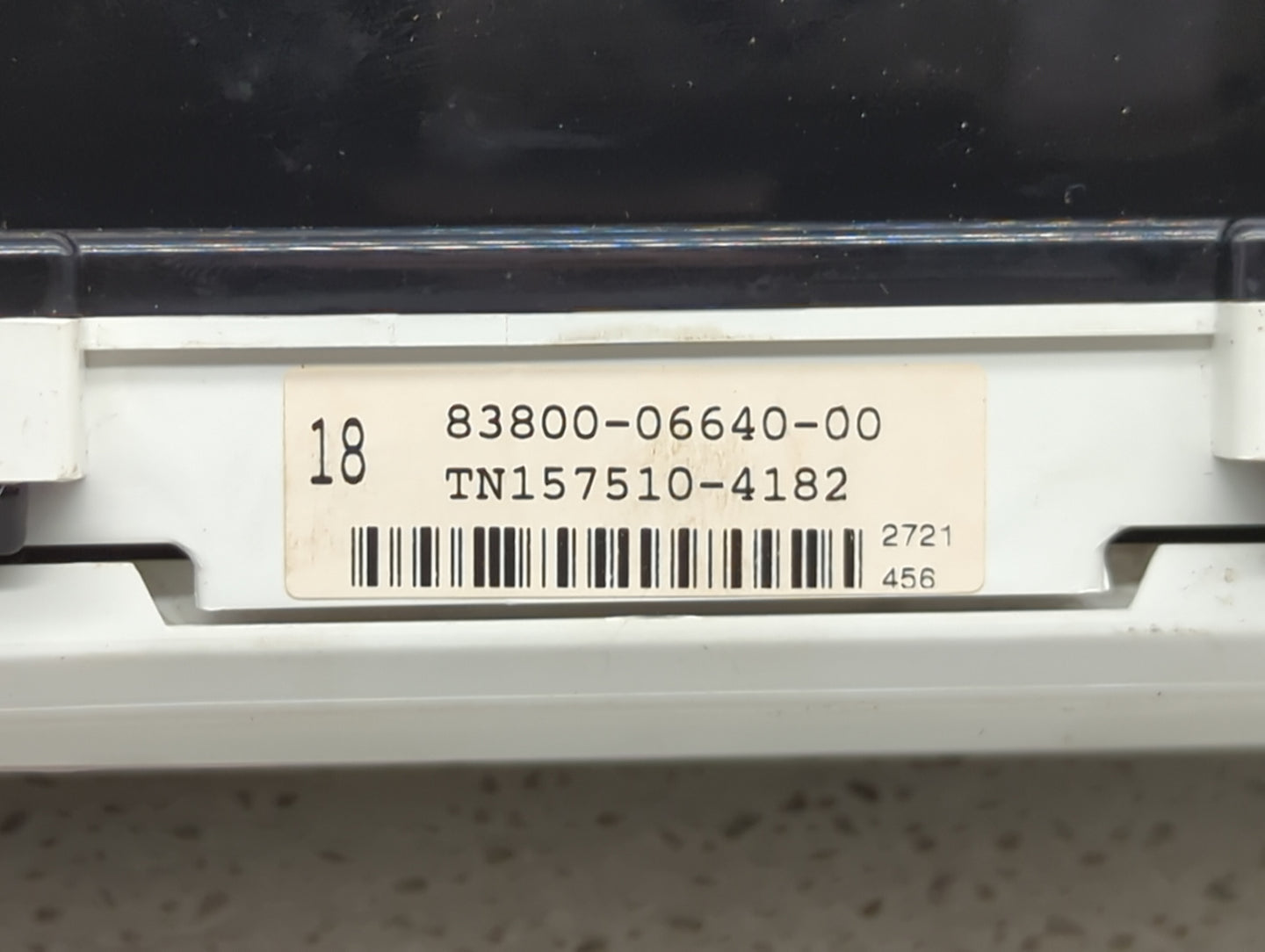 2002-2003 Toyota Camry Instrument Cluster Speedometer Gauges P/N:83800-06640-00 Miles: Fits Fits 2002 2003 OEM Used Auto Par